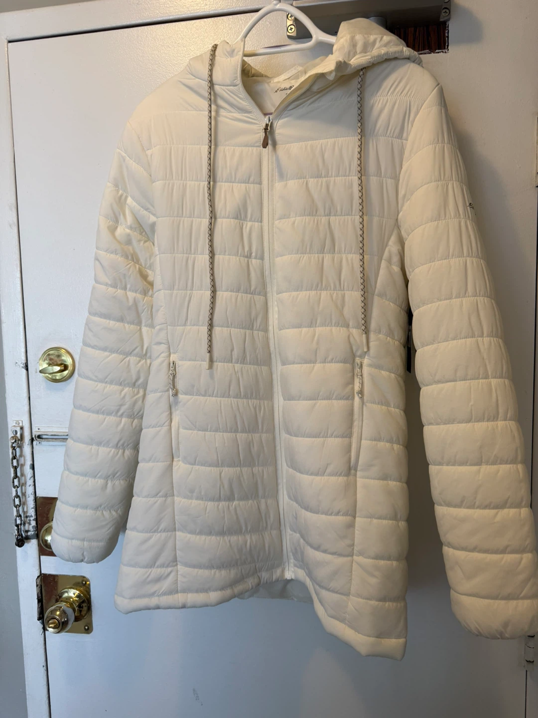 Eddie Bauer Snowcap Jacket White Medium