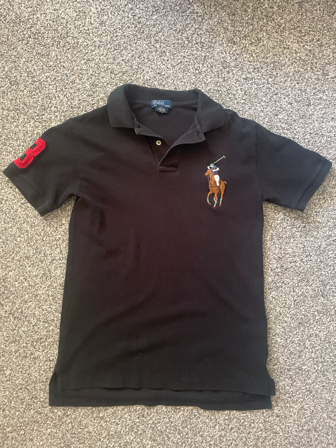 Polo Ralph Lauren Kids Black Polo Shirt