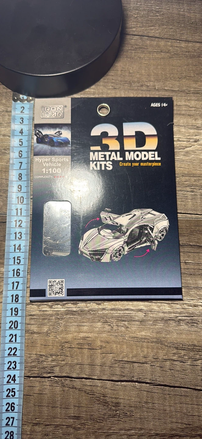 Iron Star 3D Metal Model Kit Hyper Sports Vehicle
