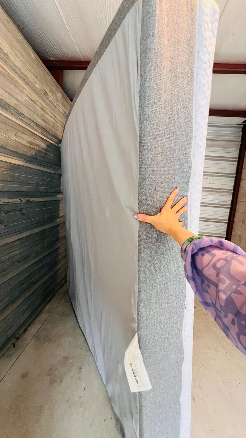 $10 for all… Two Twin Size Box Springs and a large mattress