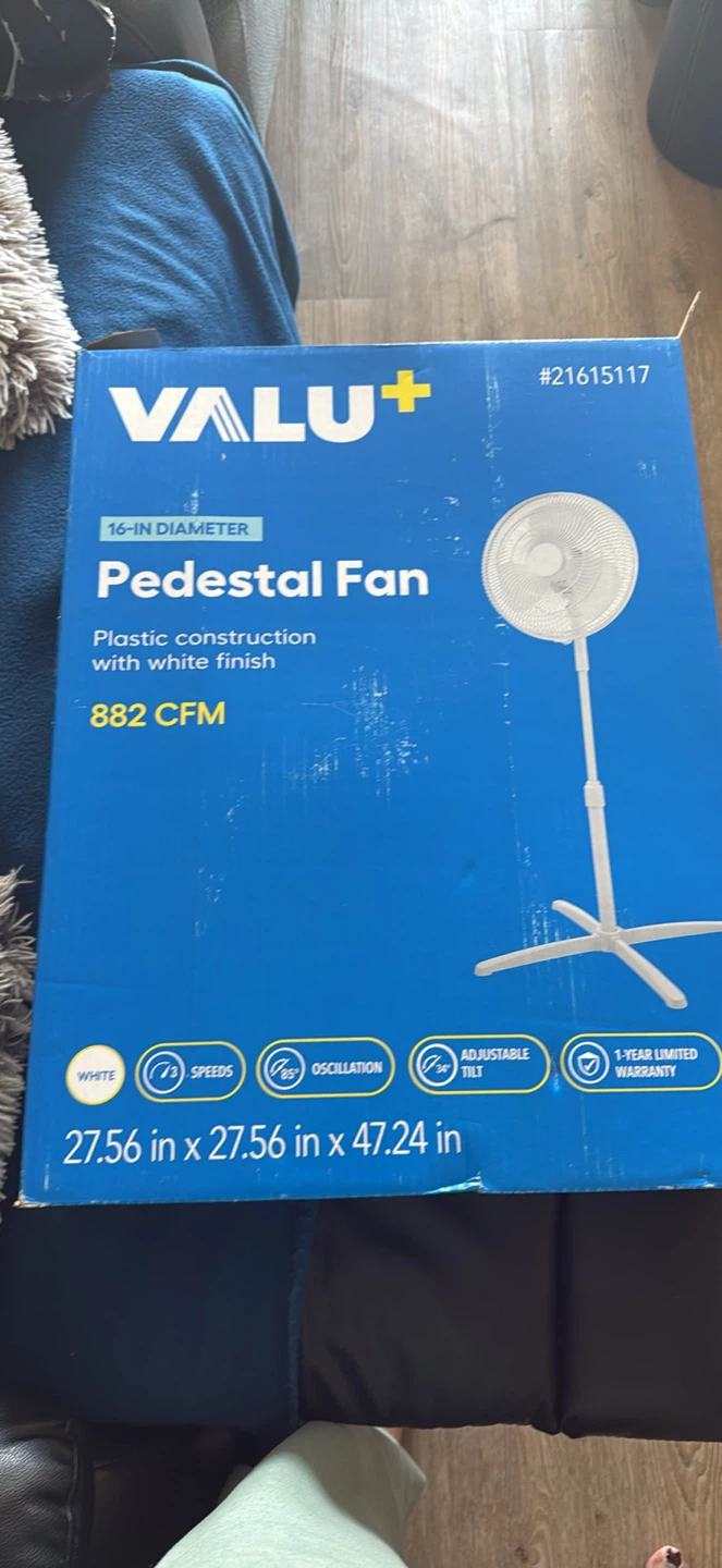 Valu+ 16-inch Pedestal Fan