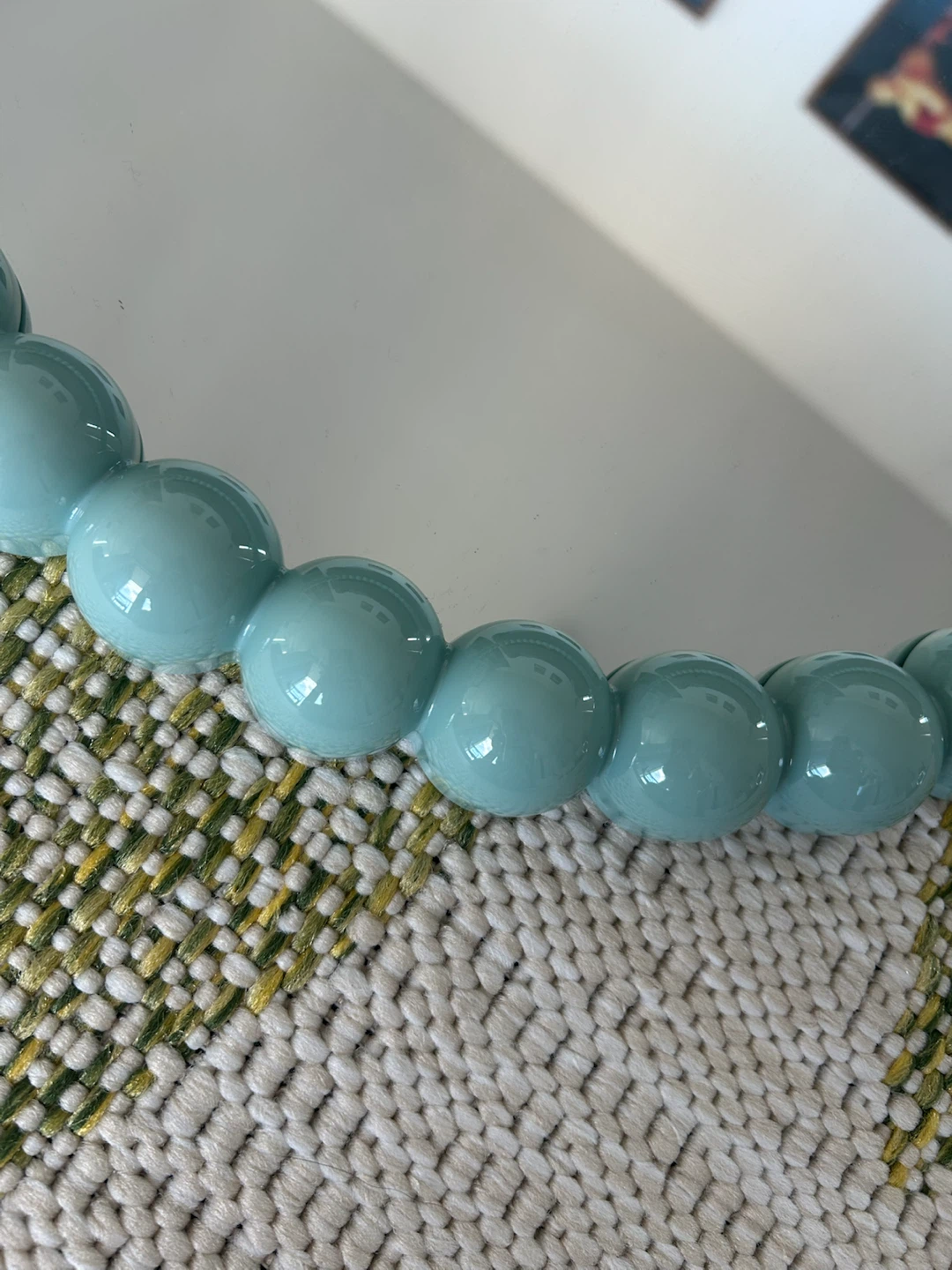 Home Sense Beaded Round Wall Mirror - photo 2