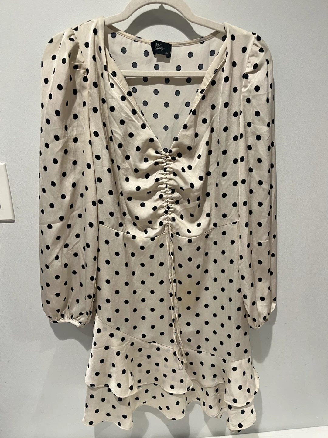 Milk & Honey Polka Dot Mini Dress - photo 3