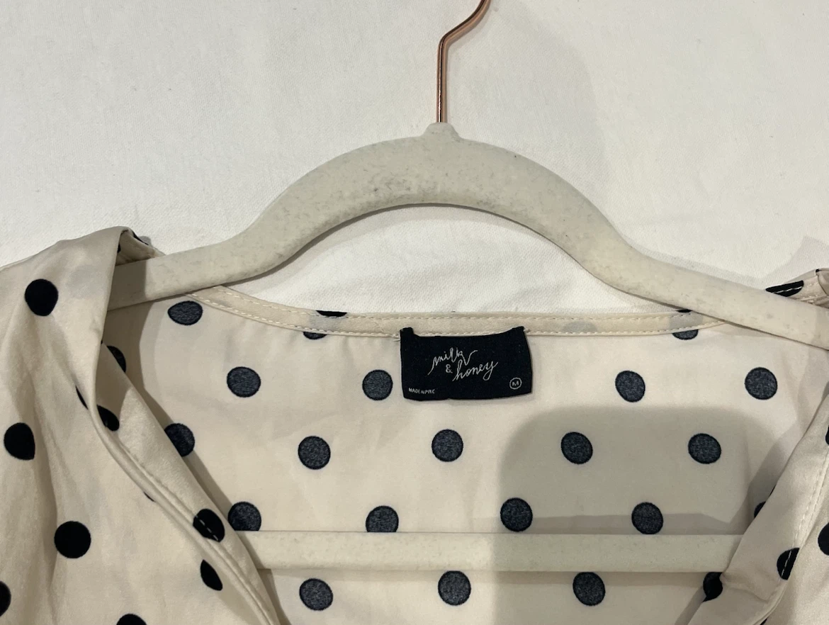 Milk & Honey Polka Dot Mini Dress - photo 4