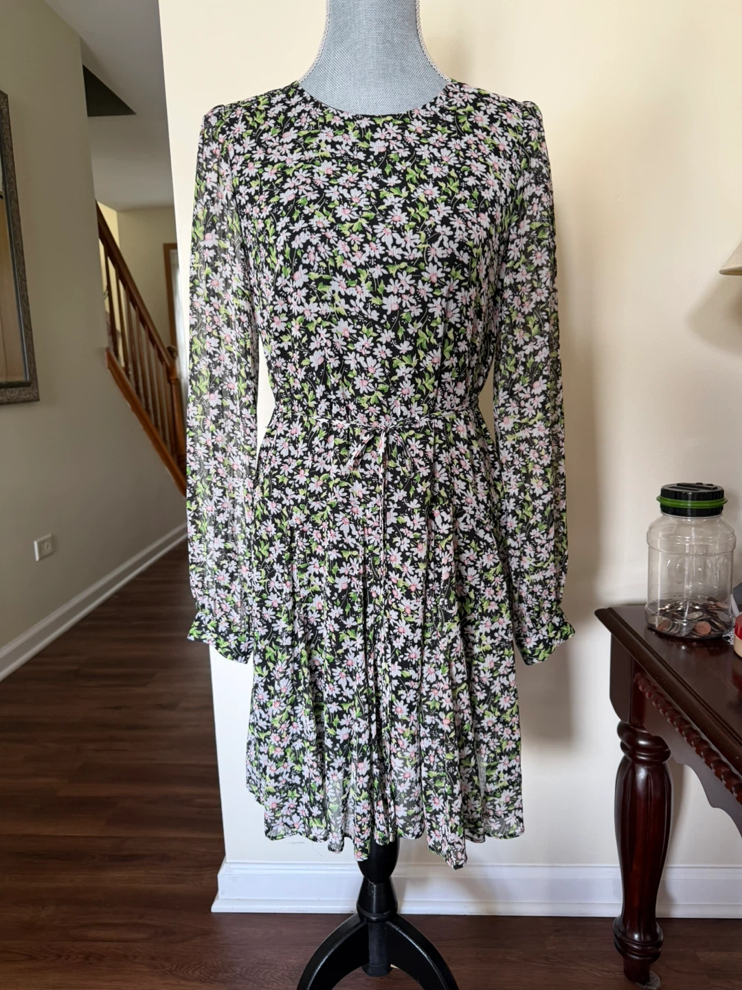 Tommy Hilfiger floral long sleeve dress