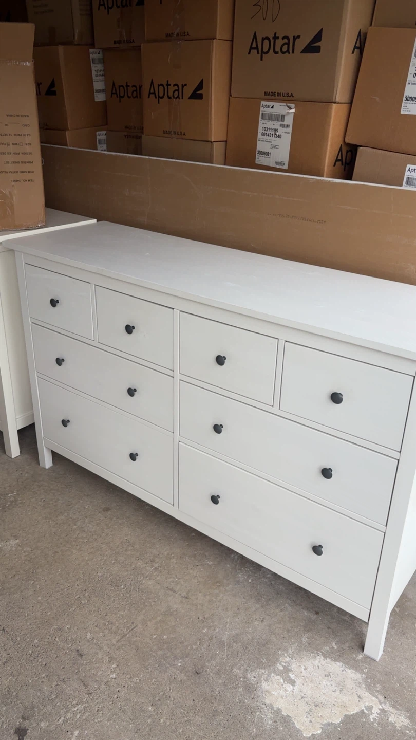 IKEA Hemnes White 8-Drawer Dresser - photo 4