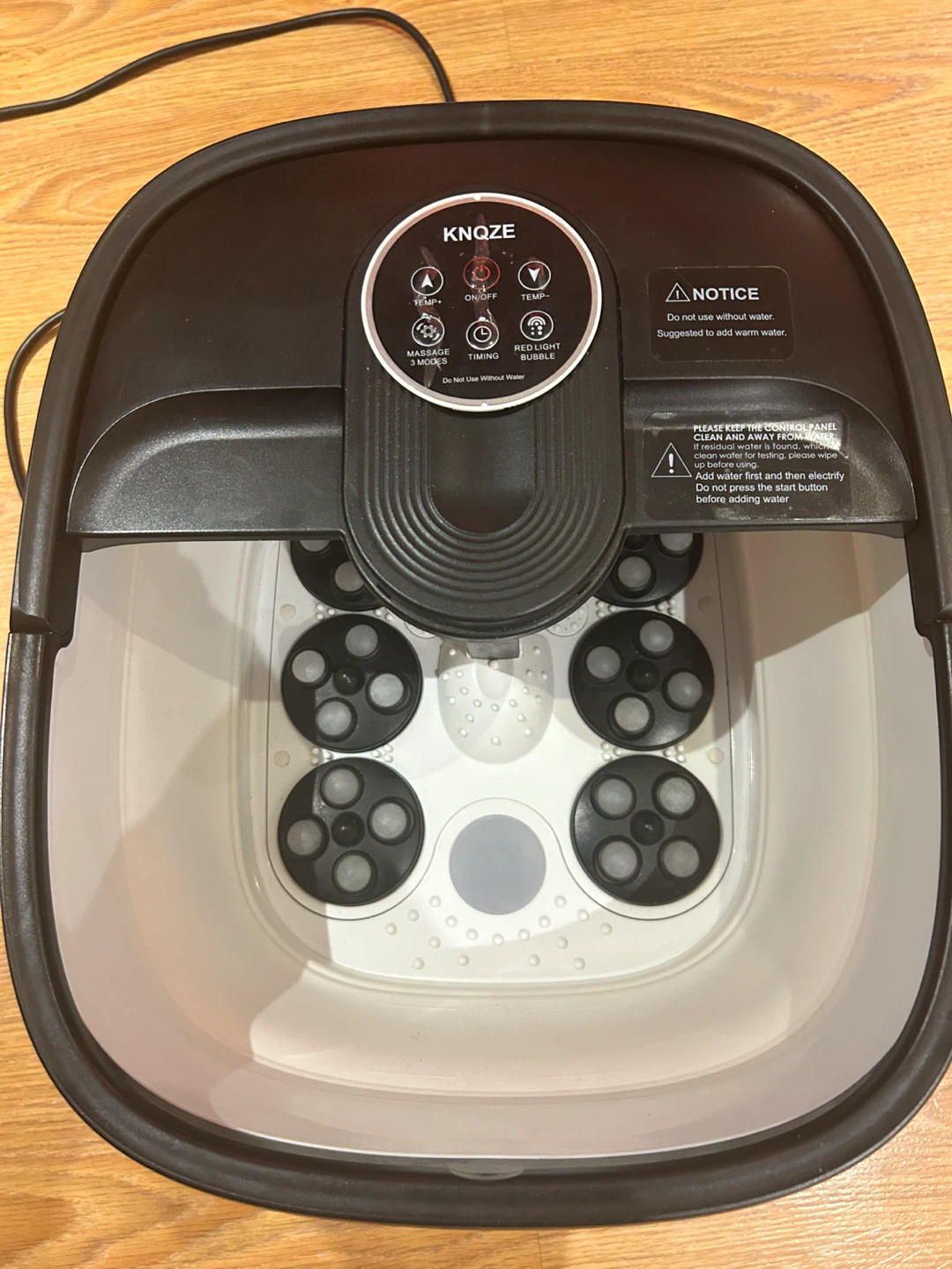 KNQZE Collapsible Foot Bath Massager