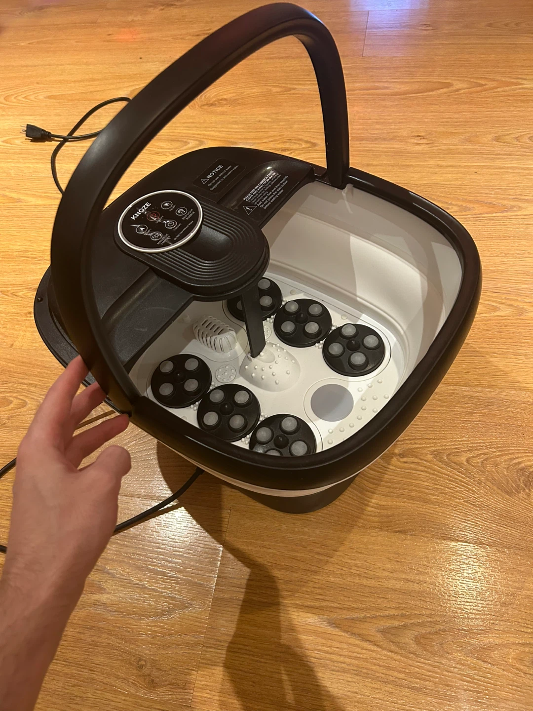KNQZE Collapsible Foot Bath Massager - photo 3