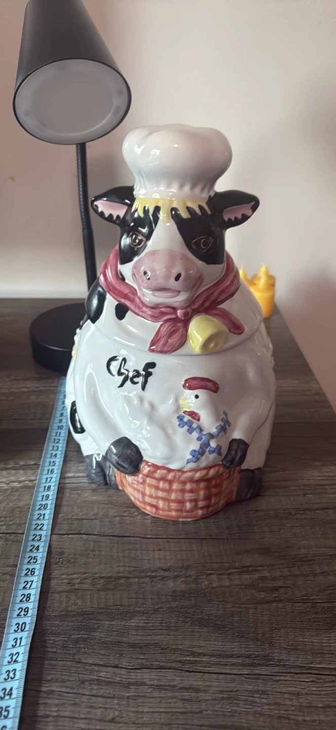 Vintage Norcor Chef Cow Cookie Jar