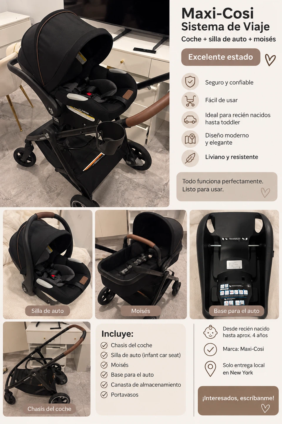 Maxi-Cosi Travel System Stroller and Car Seat