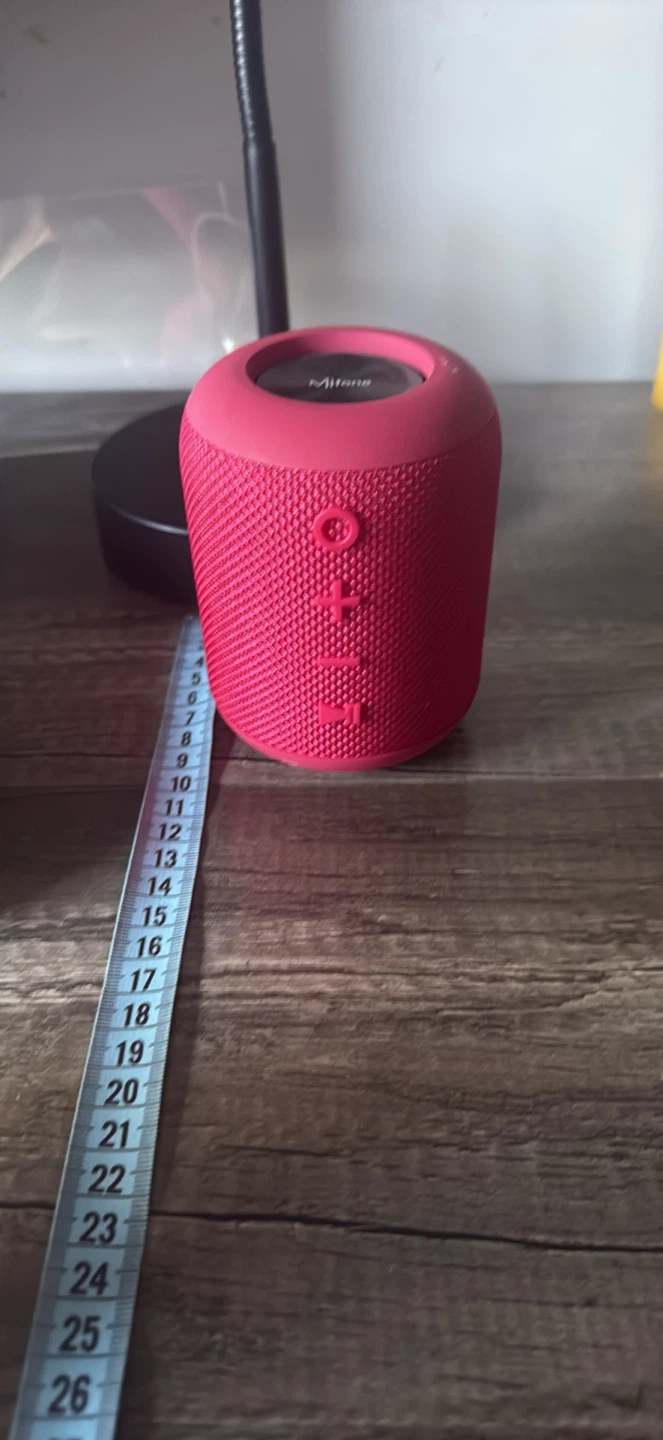 Red Miltone medium Bluetooth speaker