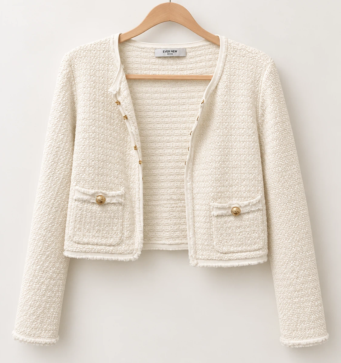 EverNew Cream Cardigan - size M