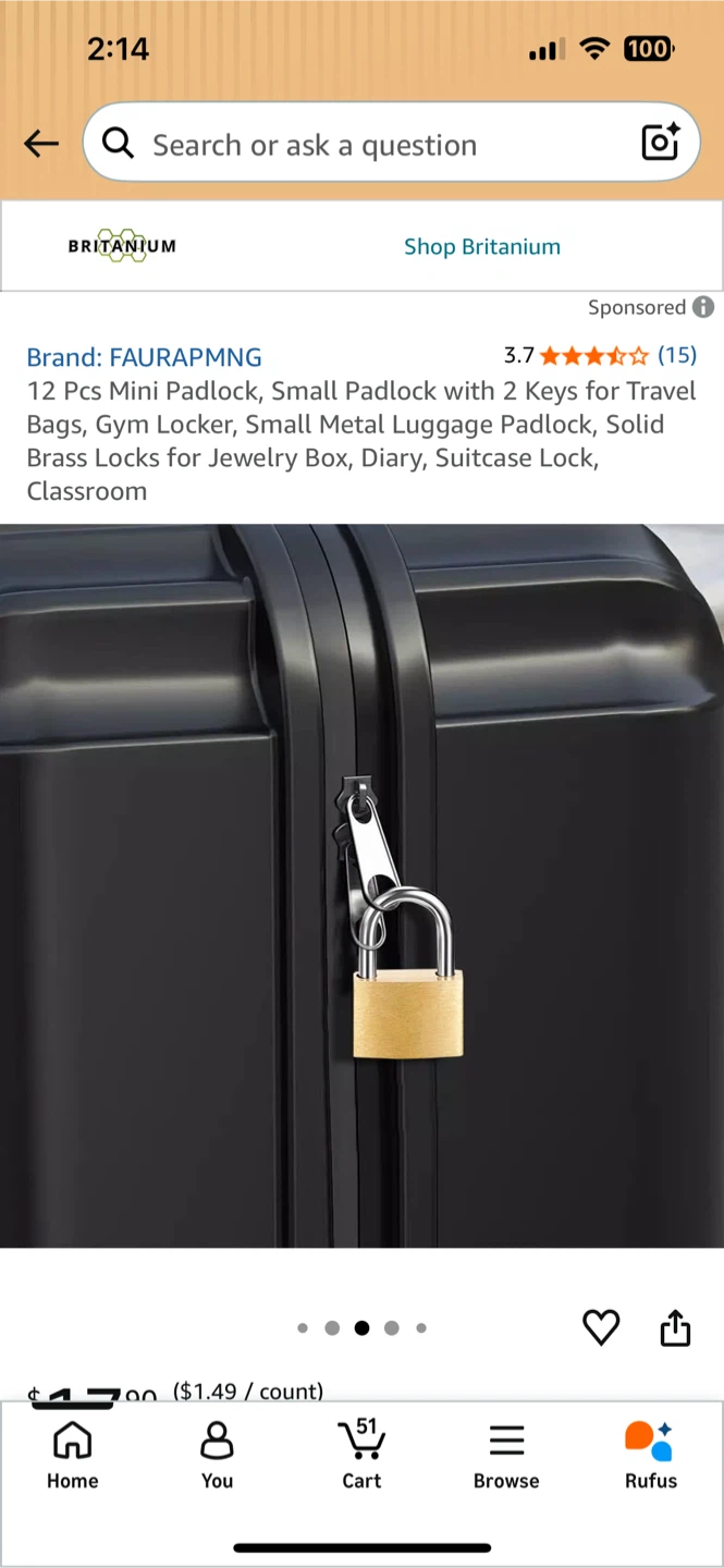 12 Piece Mini Padlock Set - photo 4