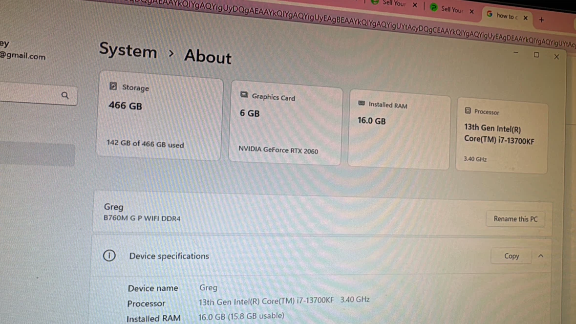 🖥️ Gaming PC – i7-13700KF / RTX 2060 / 16GB RAM - photo 2