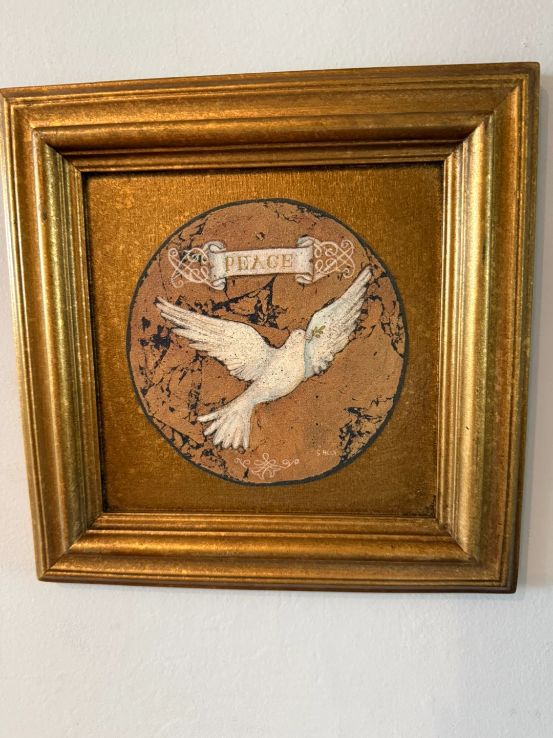 Set of Two Vintage Dove Wall Art Prints - photo 3