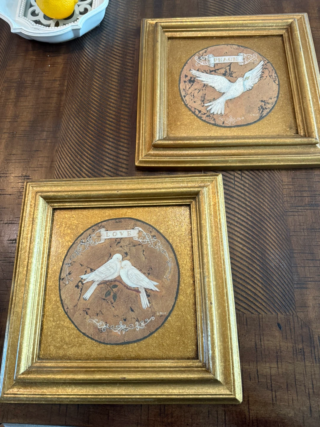 Set of Two Vintage Dove Wall Art Prints - photo 5
