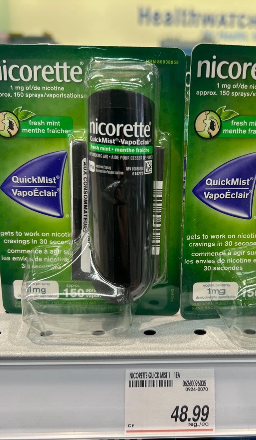 Nicorette QuickMist Fresh Mint