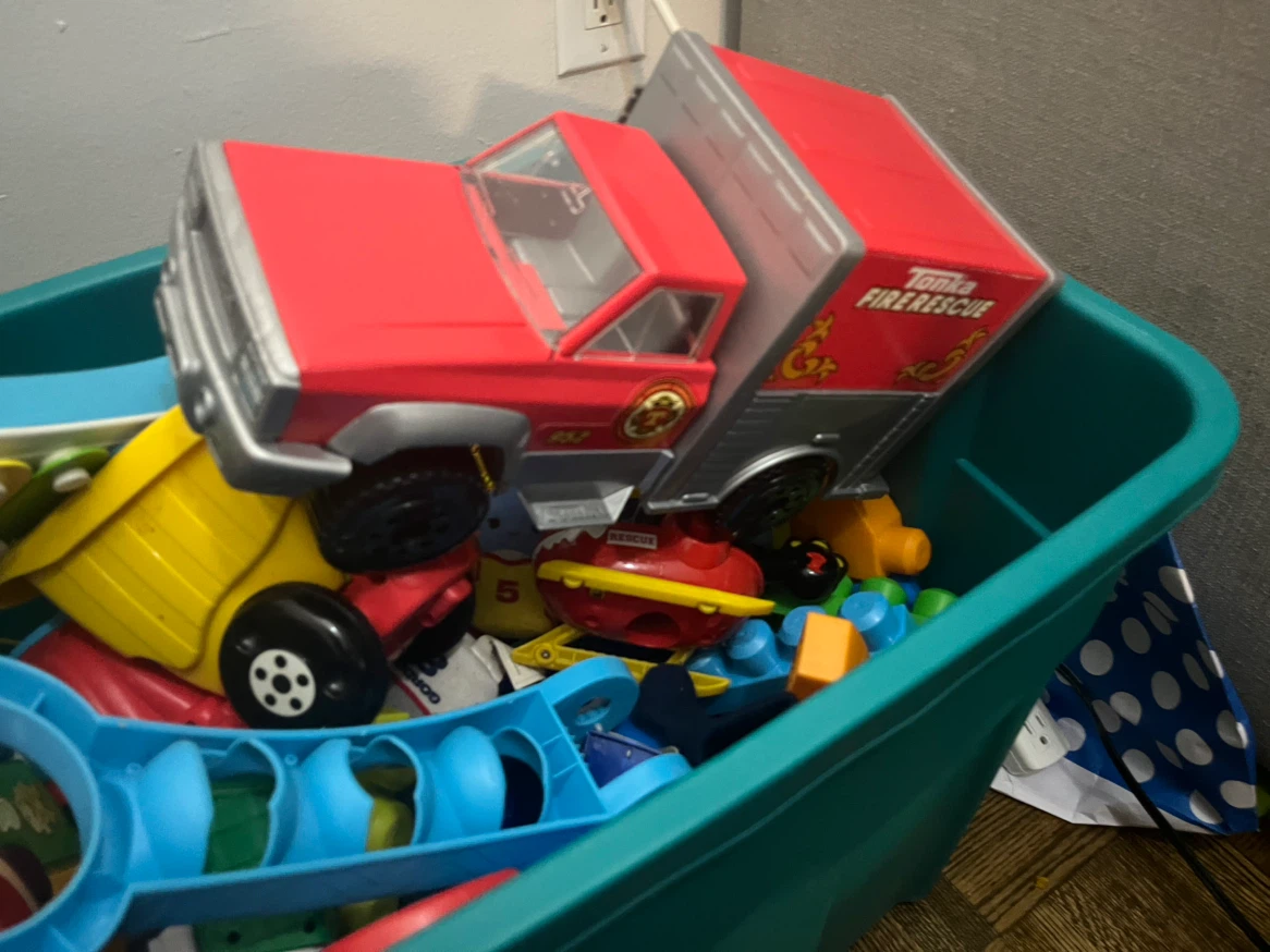 Assorted Kids Toy Bin with Paw Patrol and Tonka - photo 3