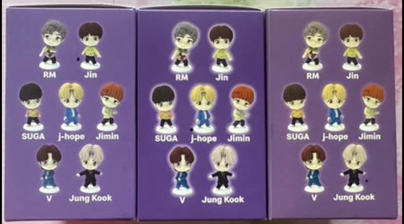 BTS McDonald's tinytan characters