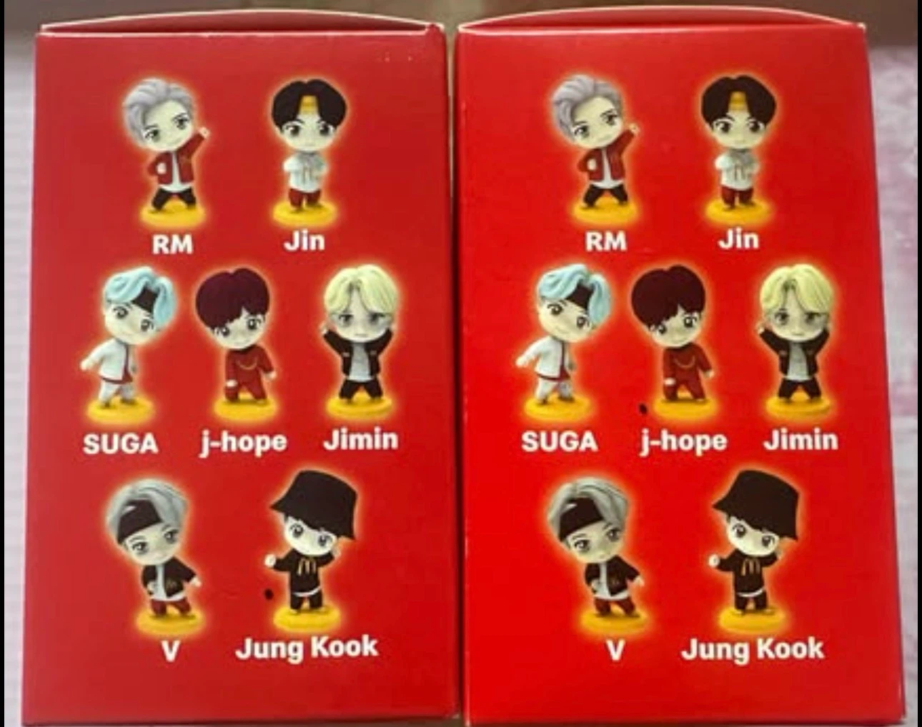 BTS McDonald's tinytan characters - photo 2