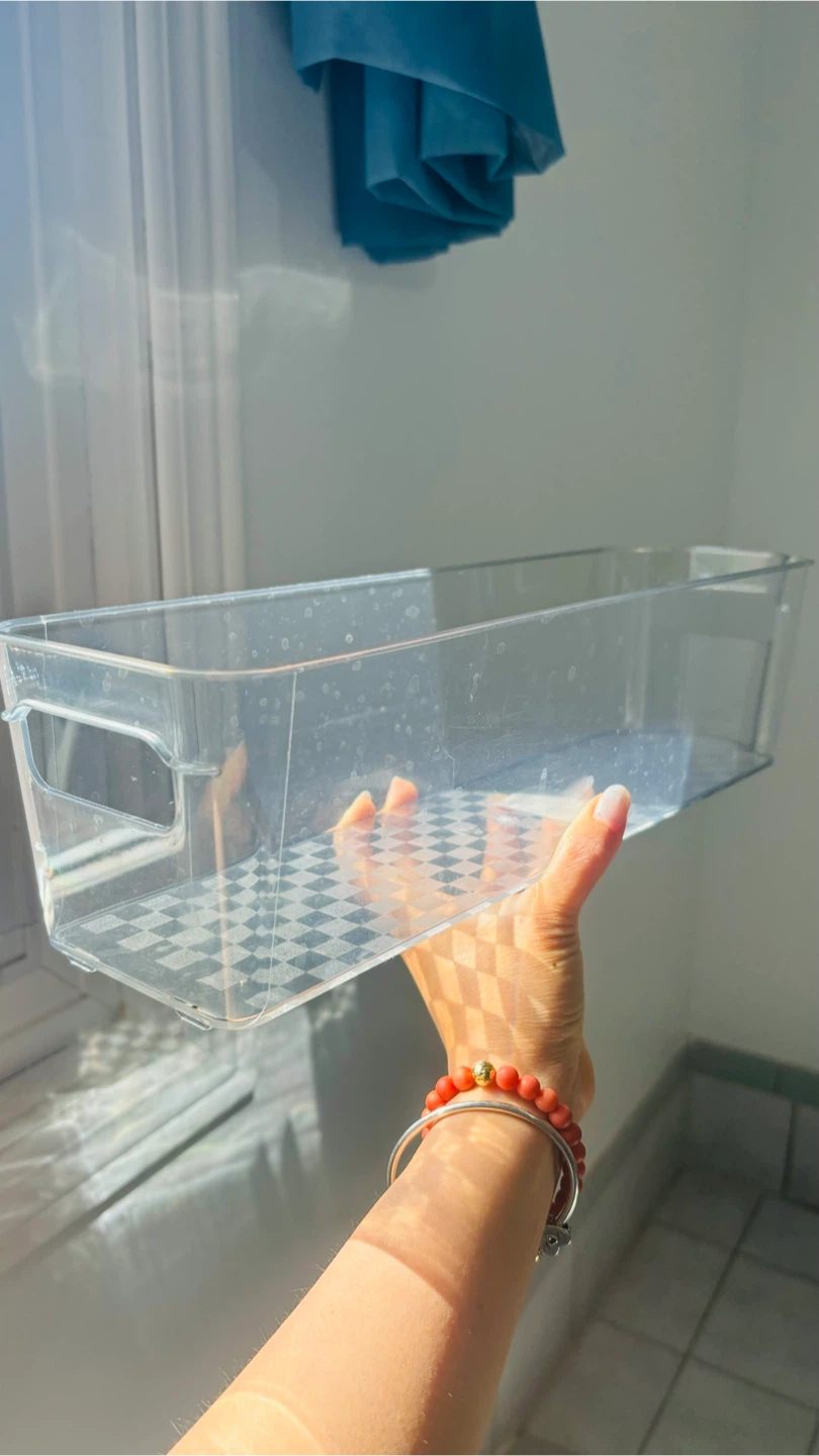 Clear Plastic Fridge Storage Bin - photo 4