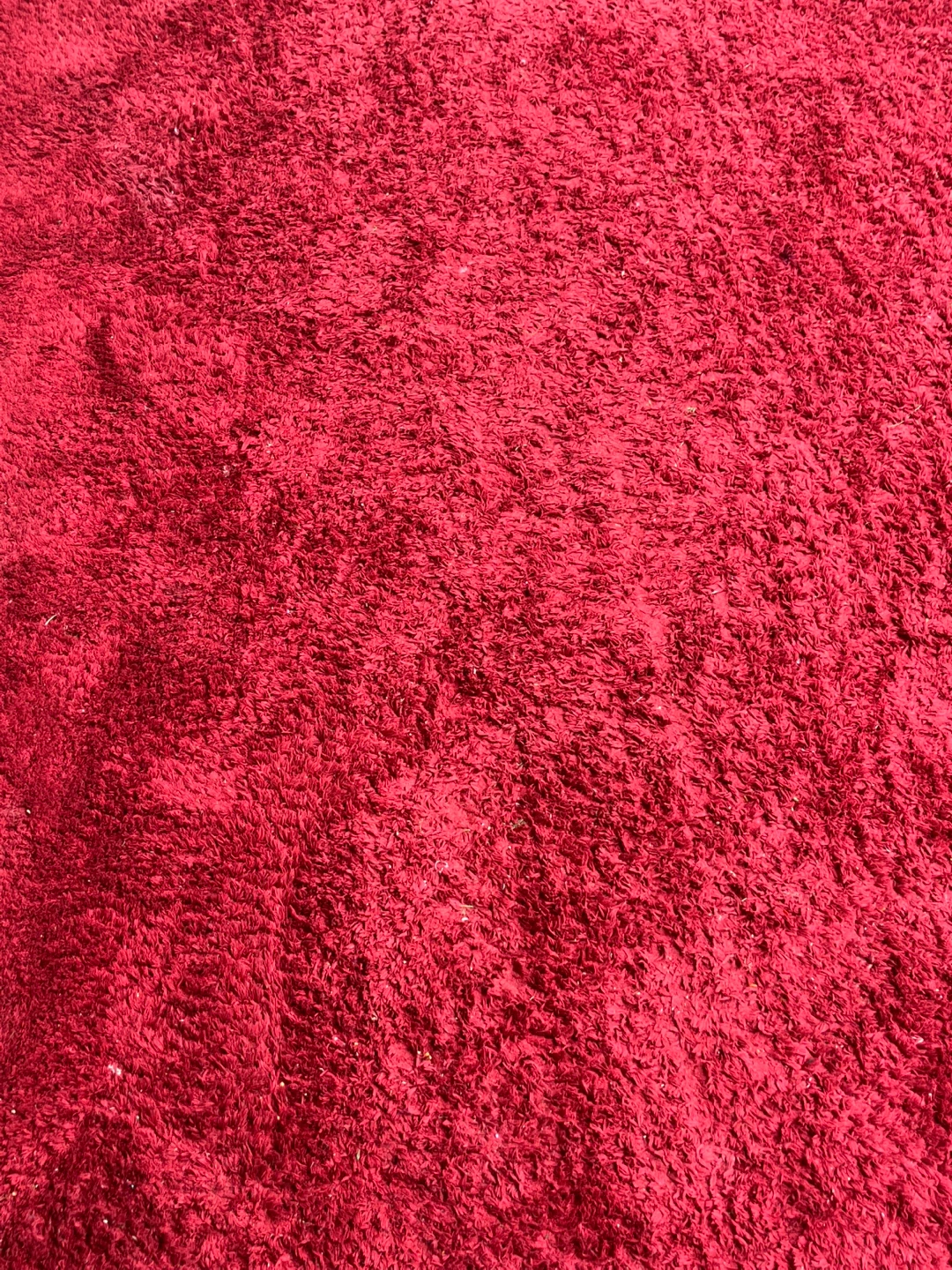Large Red Shag Area Rug - photo 3