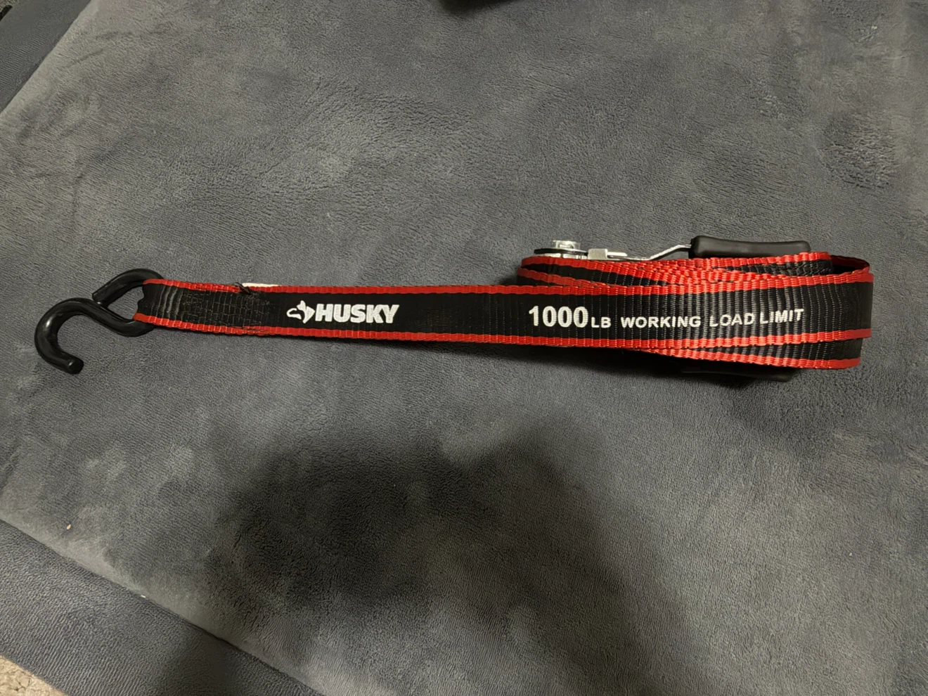 4pcs Husky Ratchet Tie-Down Strap