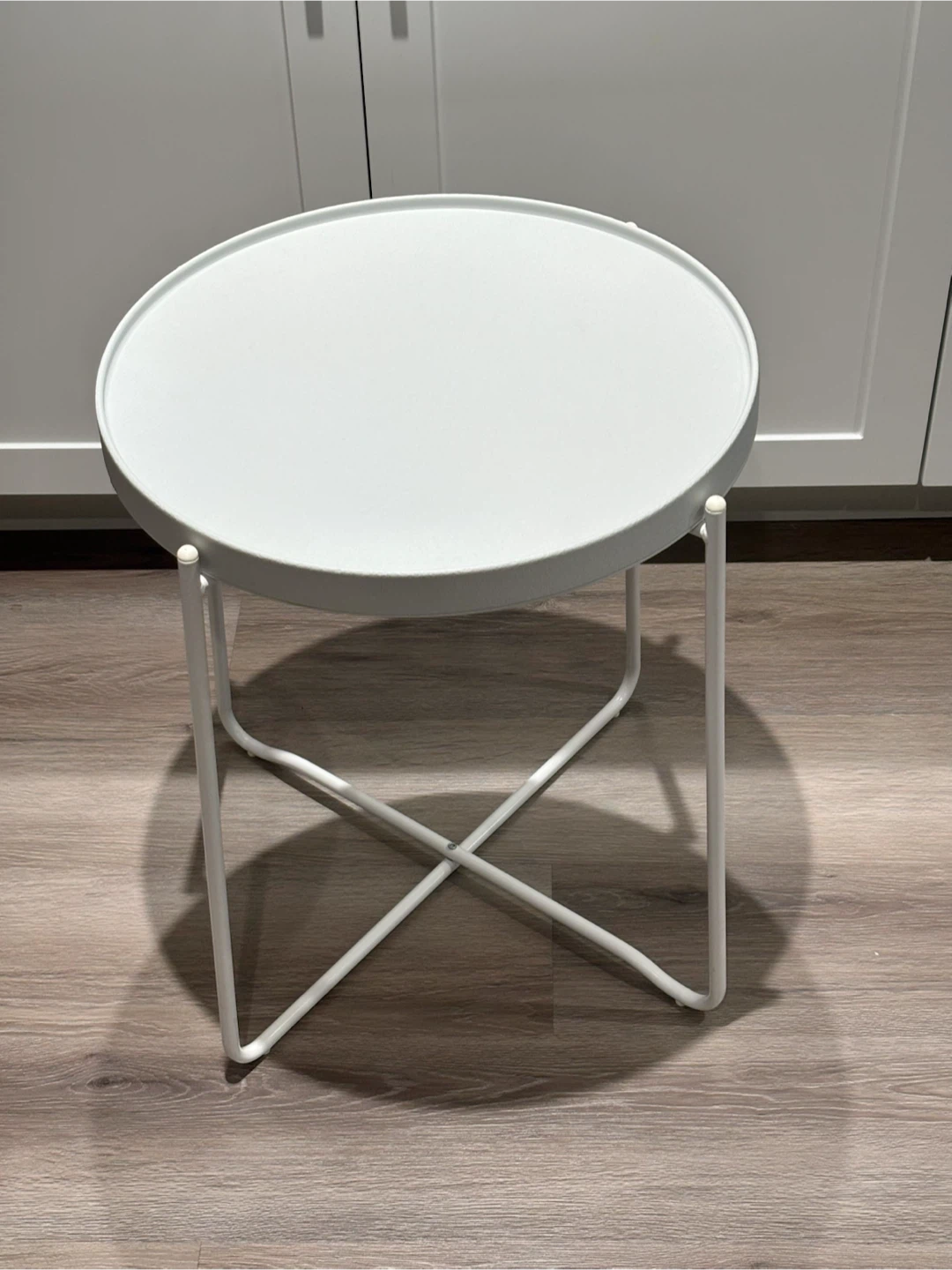 Tray Table Top , White, removable tray and foldable