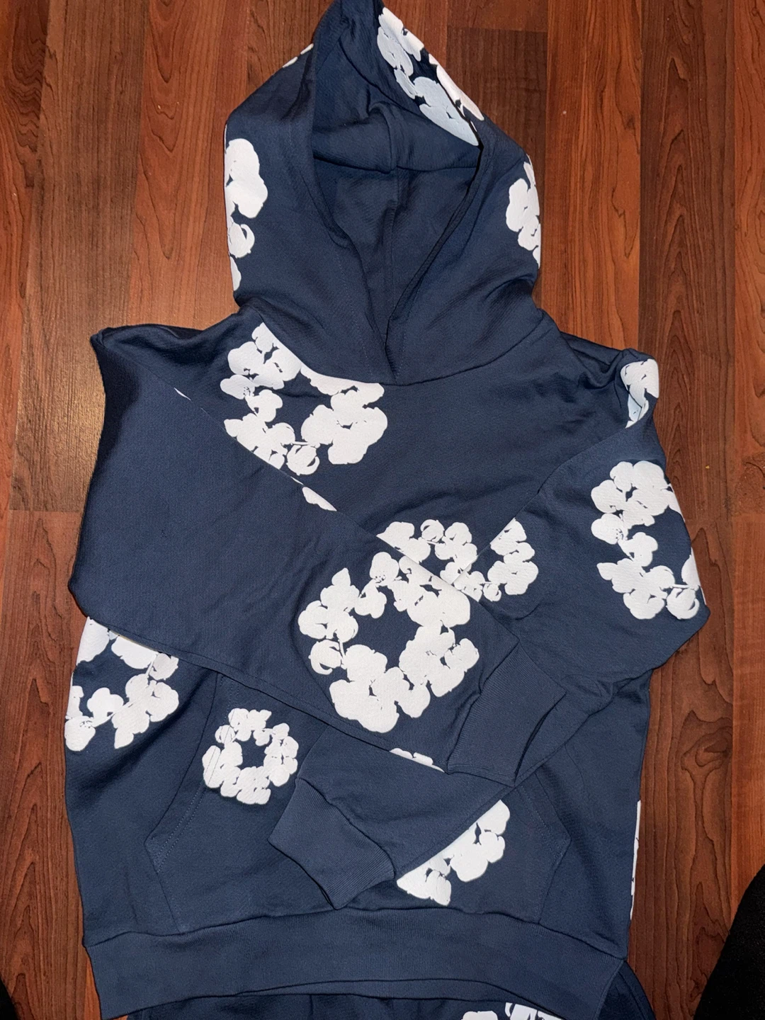 Denim Tears Cotton Wreath Navy Blue Tracksuit 100% authentic - photo 2