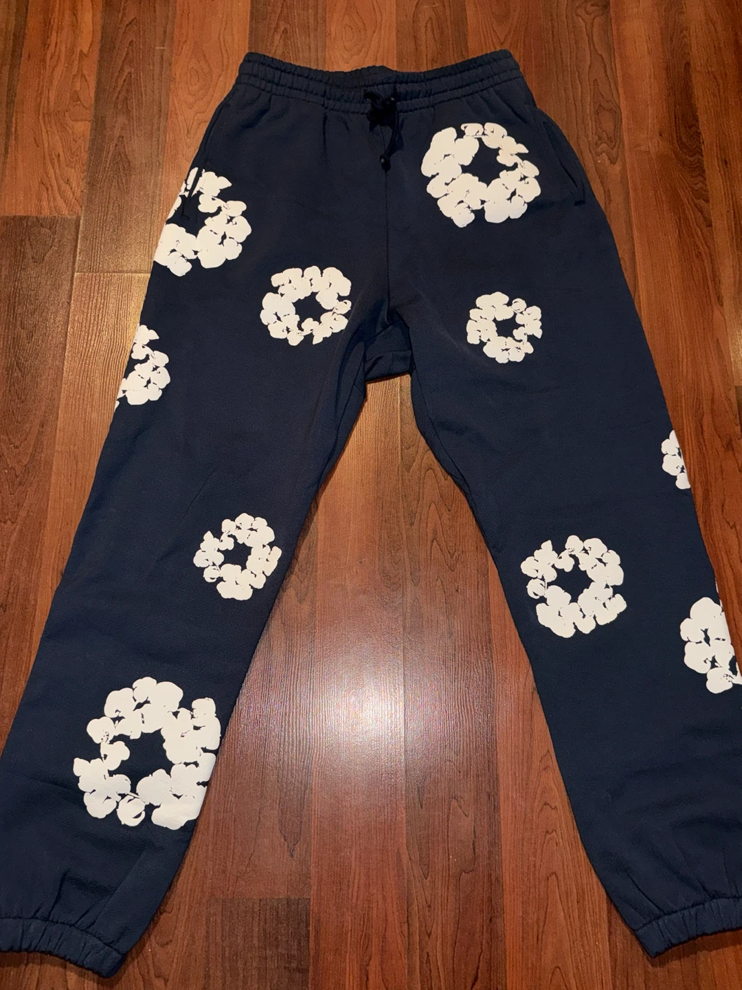 Denim Tears Cotton Wreath Navy Blue Tracksuit 100% authentic - photo 3