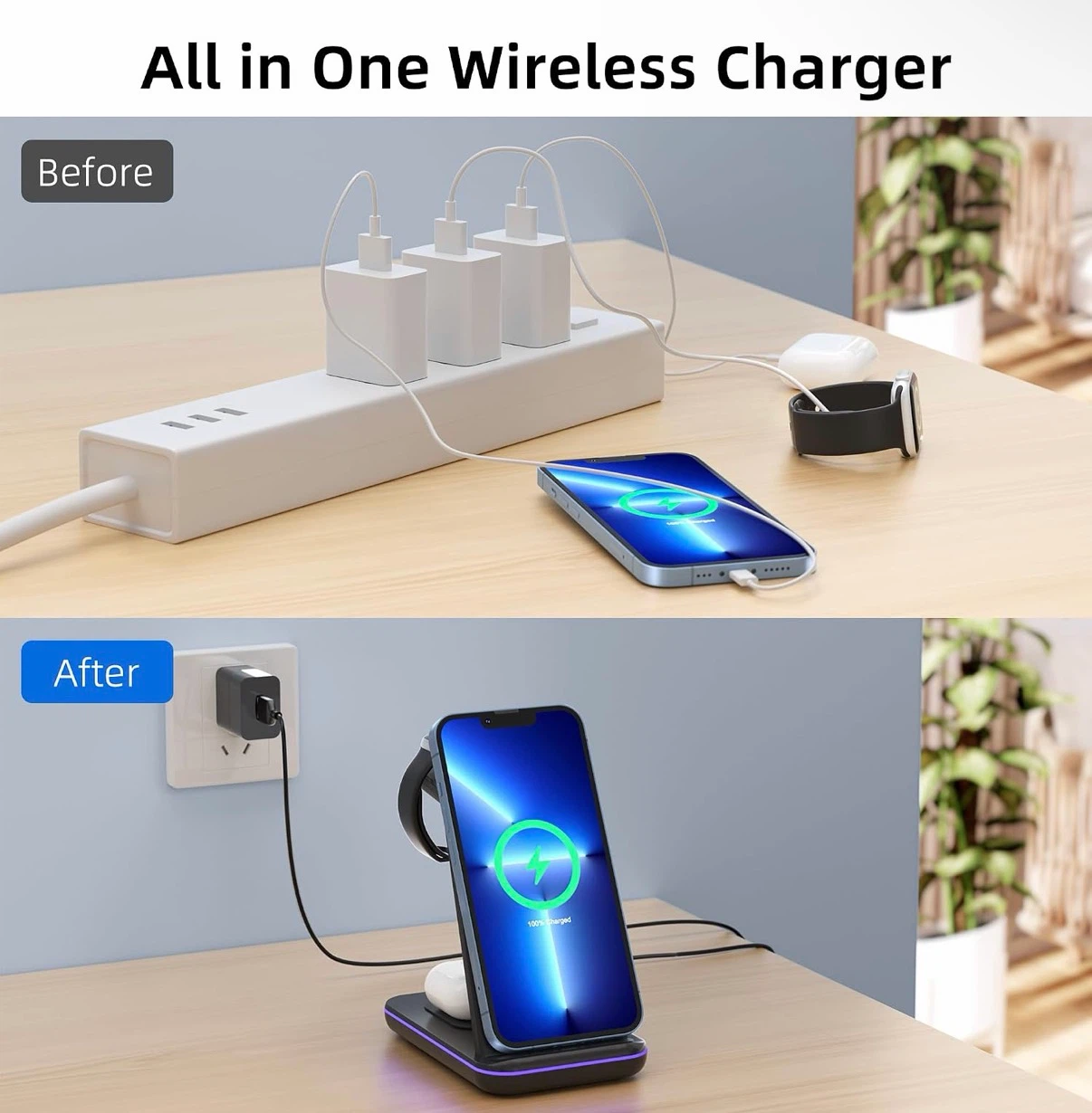 3-in-1 Foldable Wireless Charging Station - photo 5