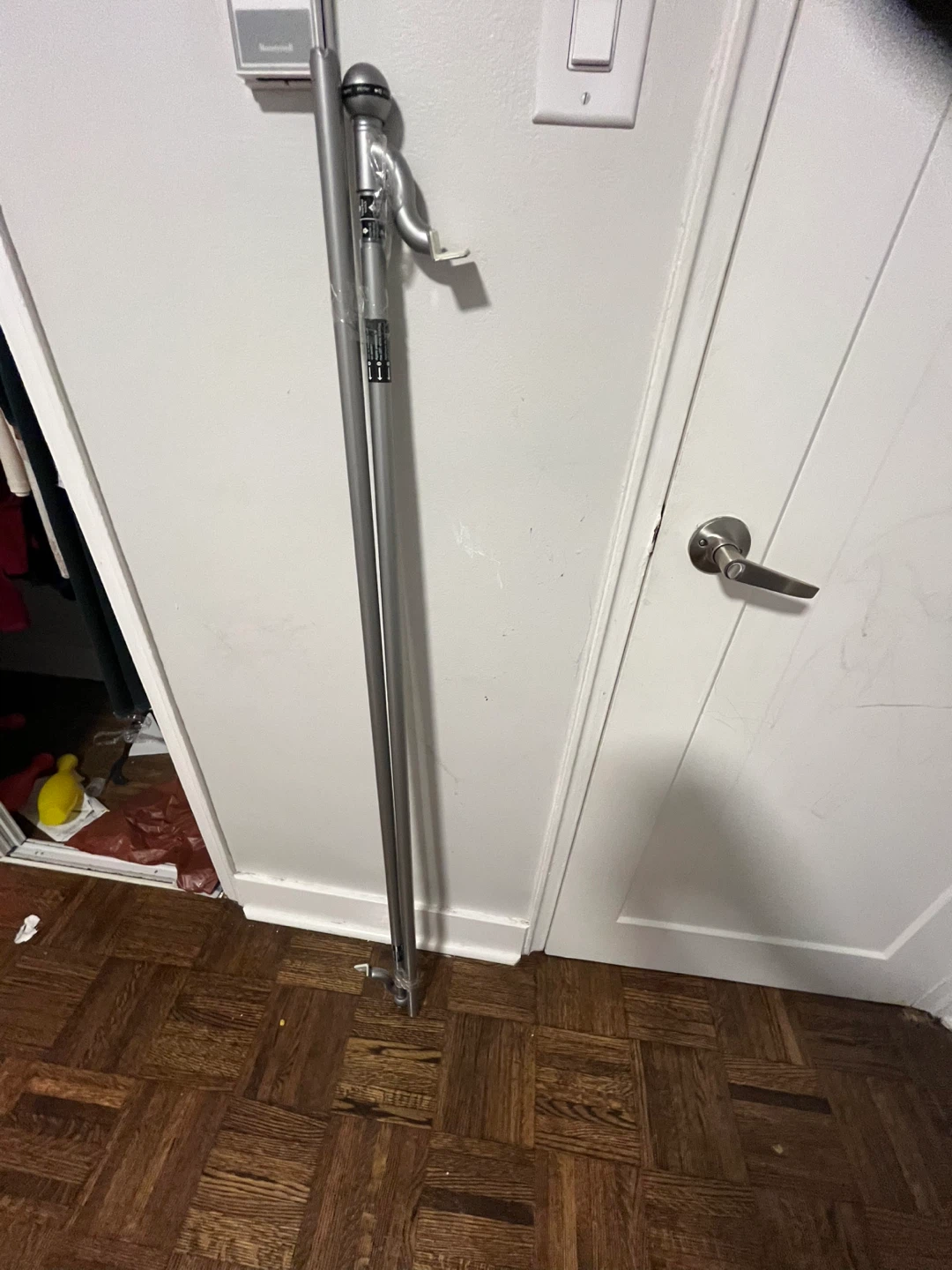 Two Adjustable Canadian Tyre’s Tension curtain rods