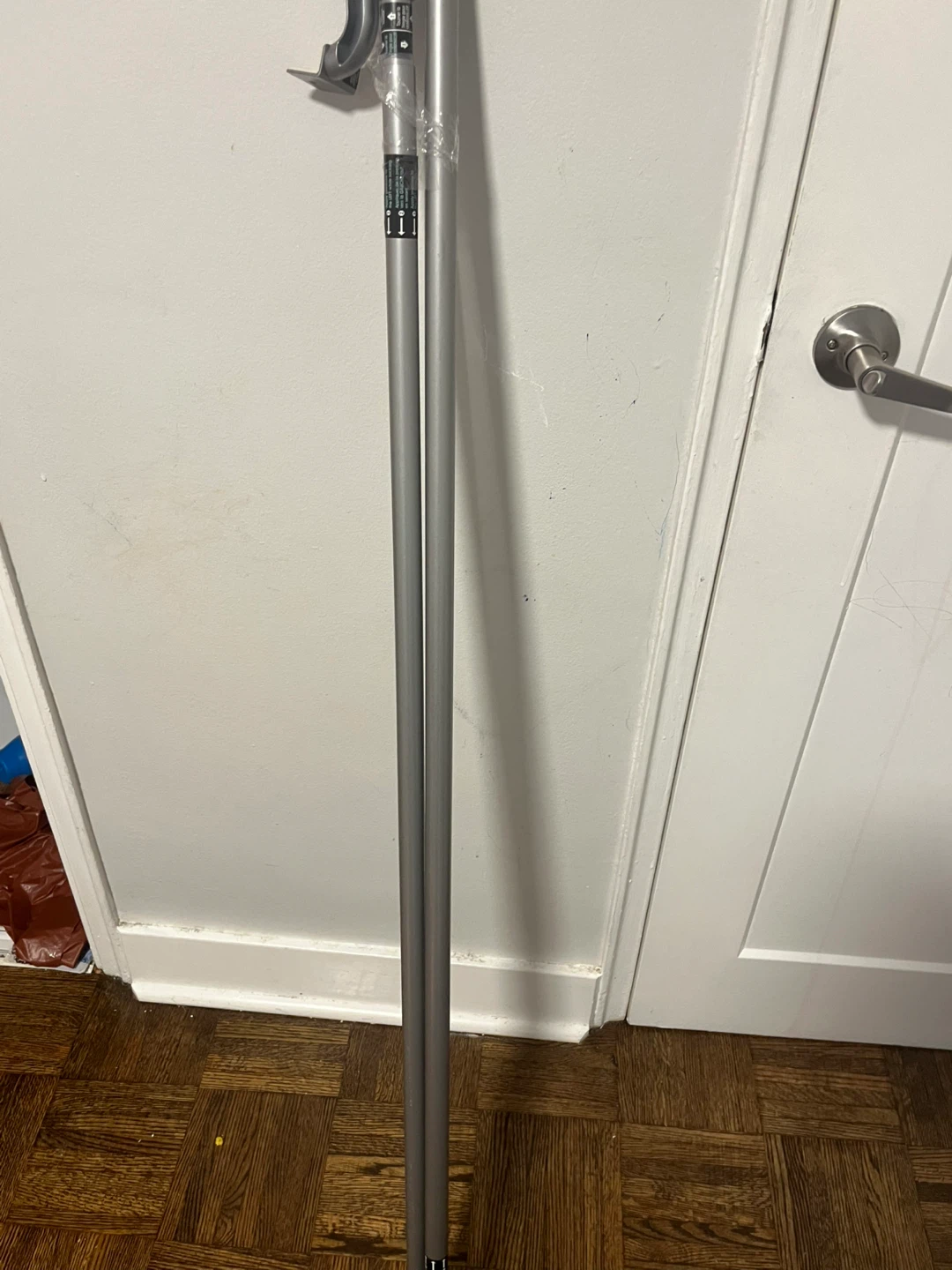 Two Adjustable Canadian Tyre’s Tension curtain rods - photo 4