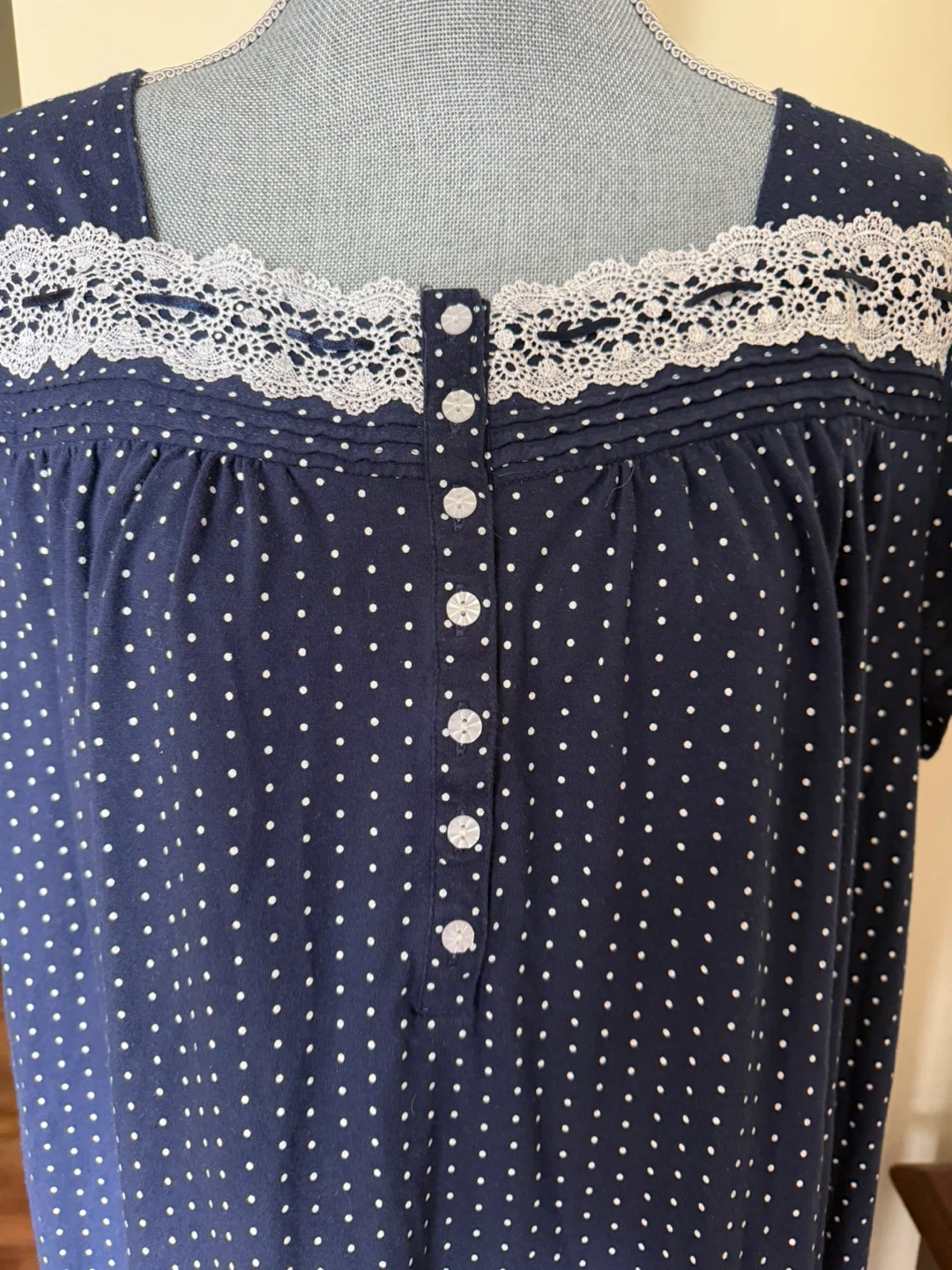 Croft & Barrow Polka Dot Nightgown 2X - photo 4