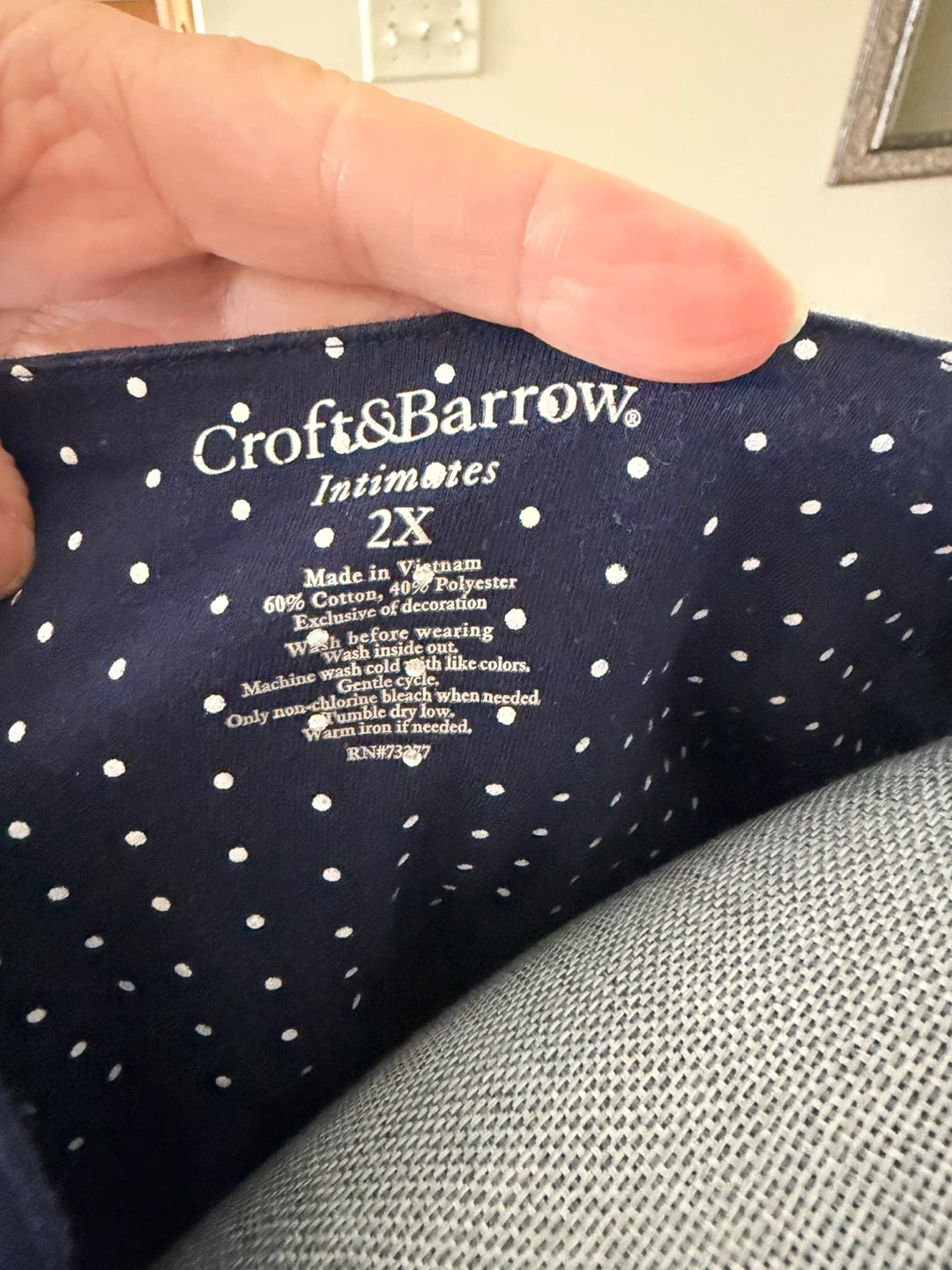 Croft & Barrow Polka Dot Nightgown 2X - photo 5