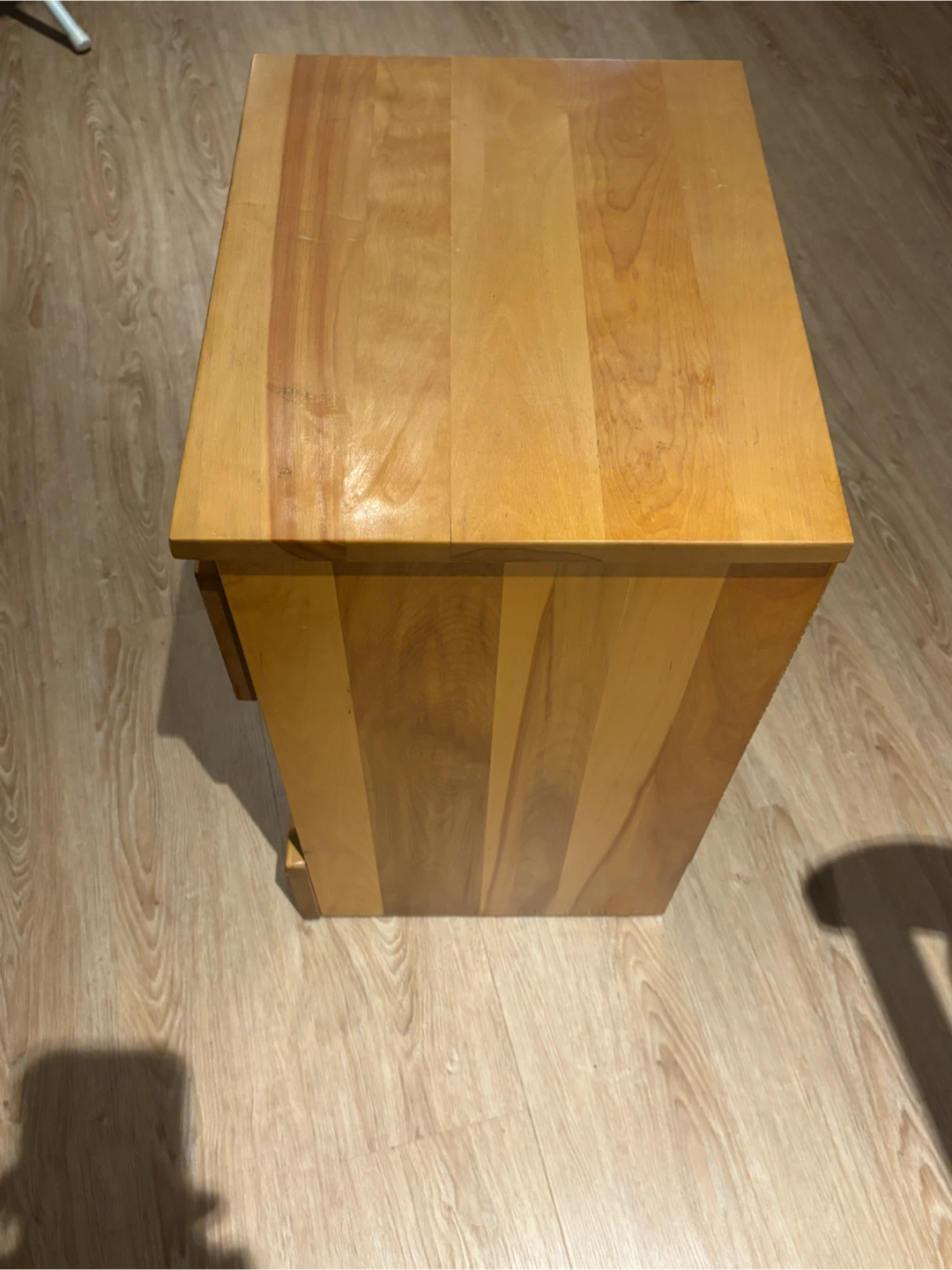 Solid wood nightstand - Like New - photo 4