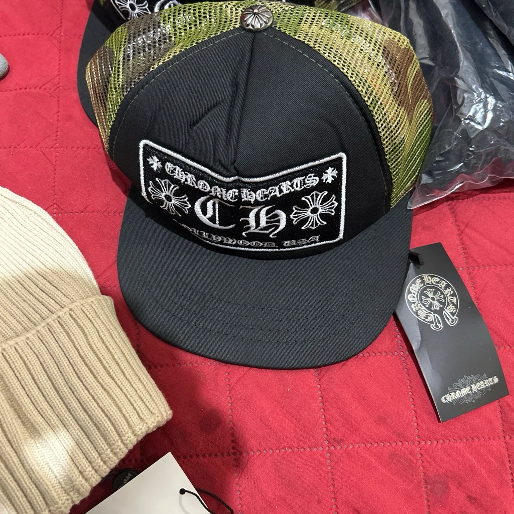 Chrome Hearts Camo Mesh Trucker Hat - photo 3