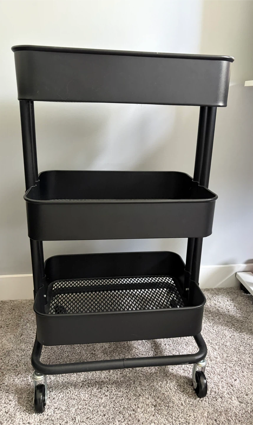 IKEA Raskog Utility Cart - Black