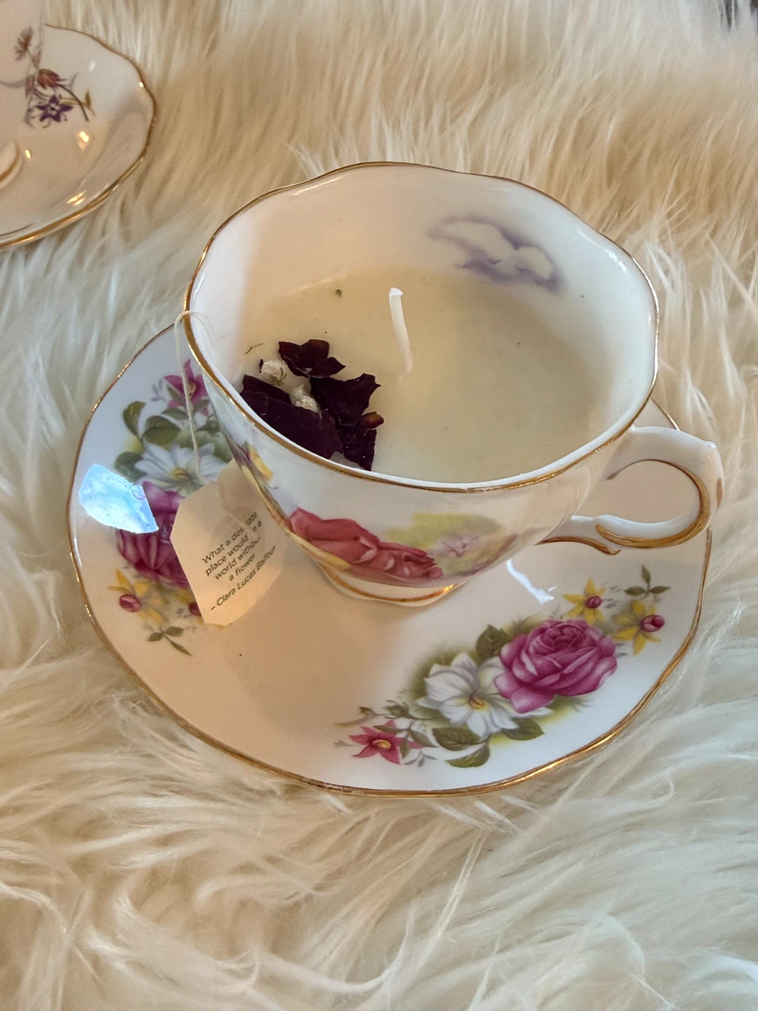 Vintage Teacup Candle - photo 2