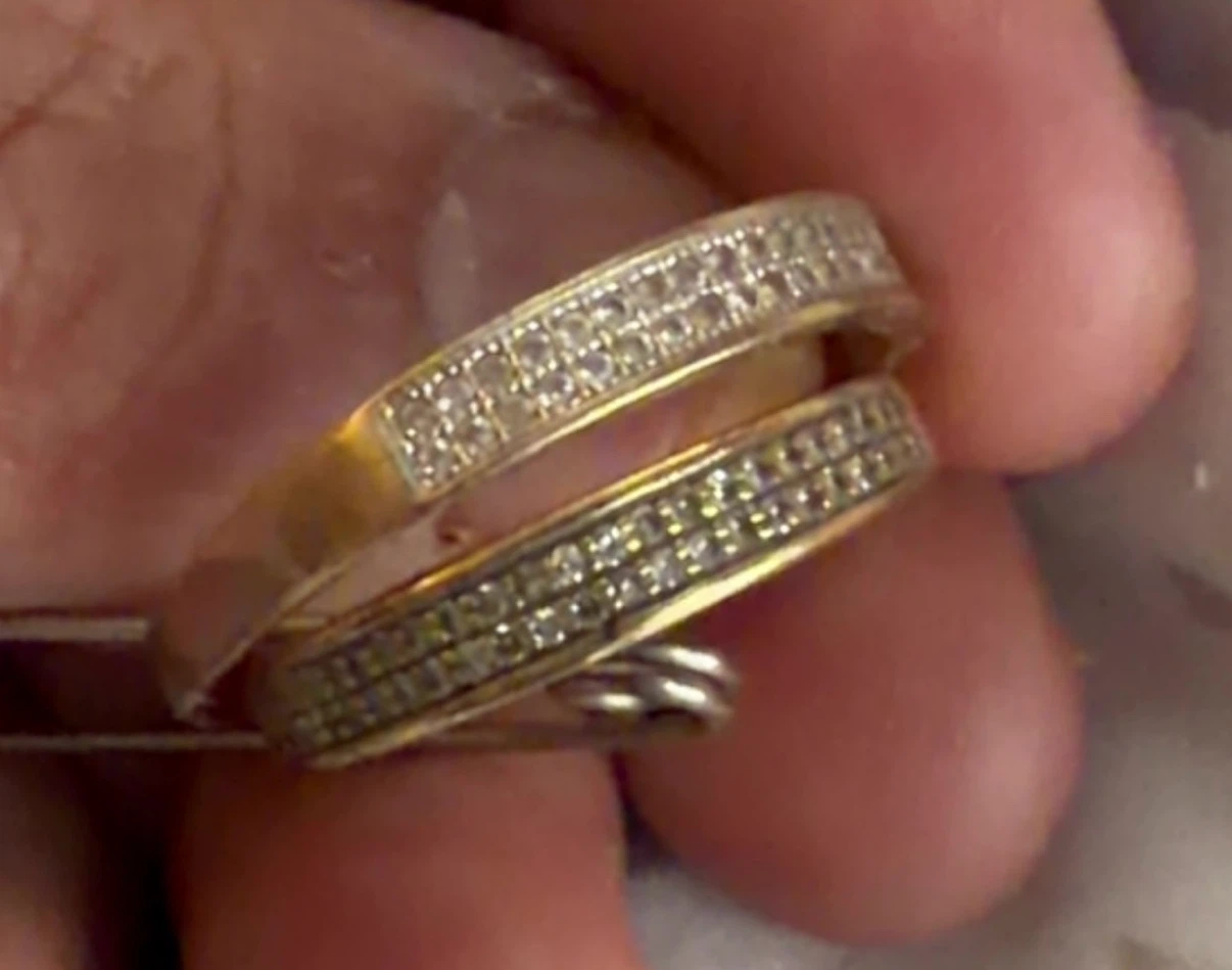 Gold Engagement ting/ Wedding Bands - photo 2