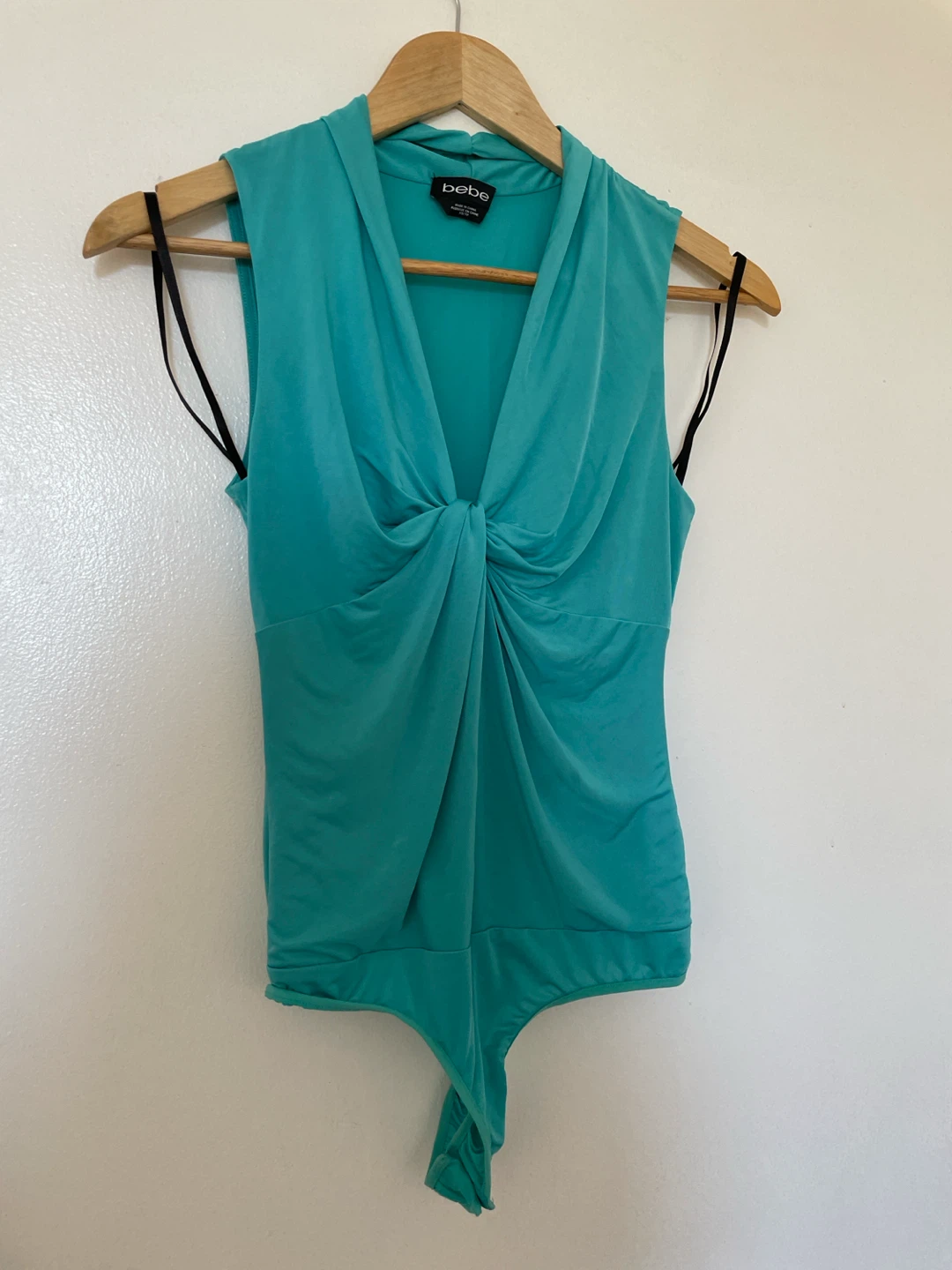 bebe Turquoise Sleeveless Bodysuit XS - photo 2