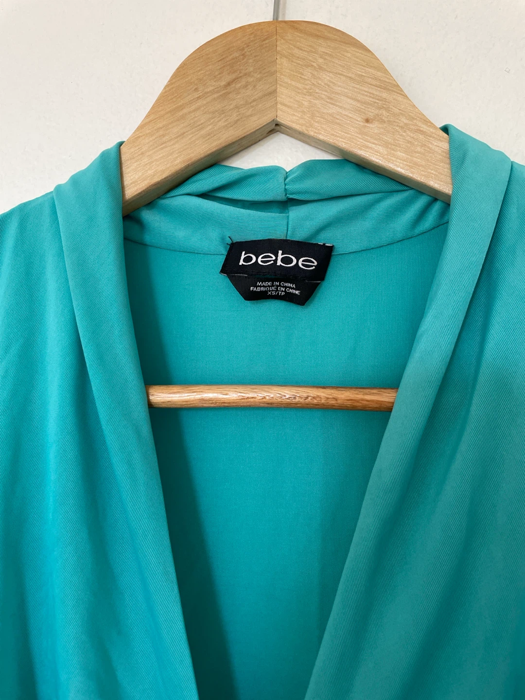bebe Turquoise Sleeveless Bodysuit XS - photo 3