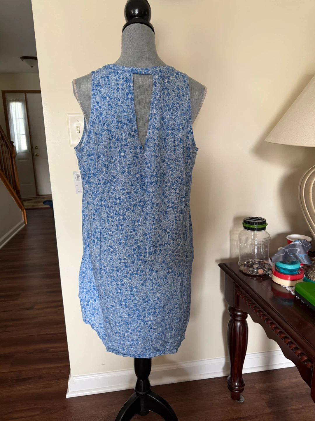 Old Navy Blue Floral Tank Dress - photo 2
