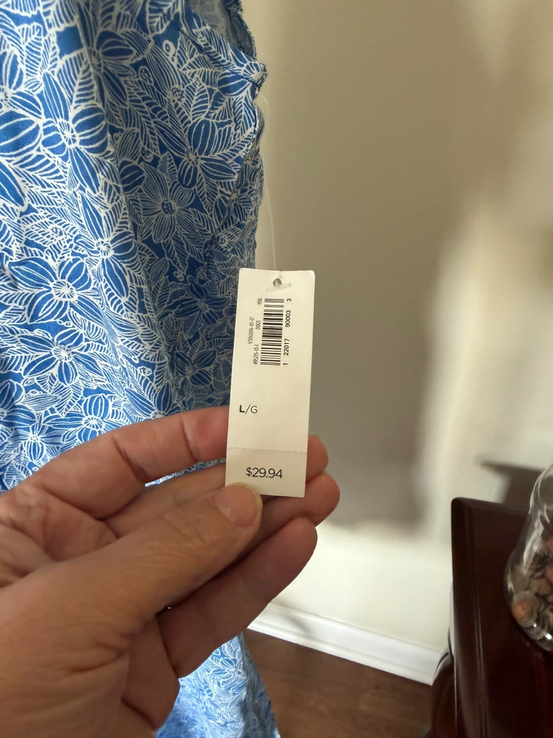 Old Navy Blue Floral Tank Dress - photo 4