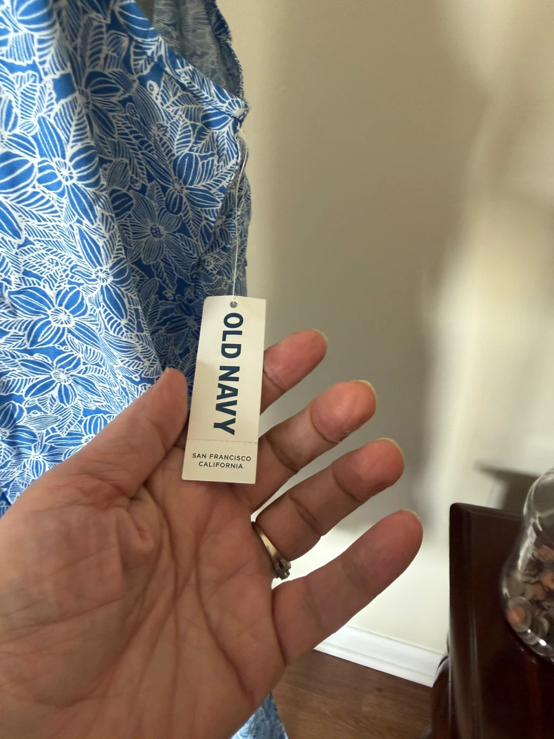 Old Navy Blue Floral Tank Dress - photo 5
