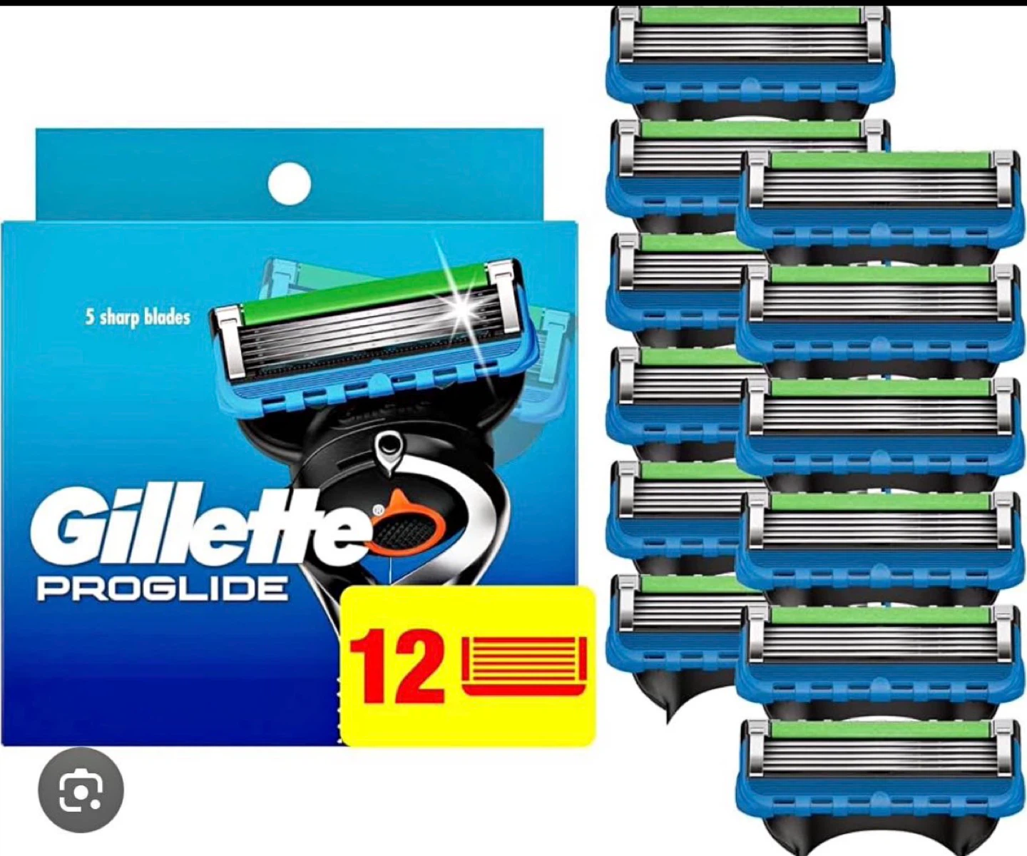 Gillette ProGlide Razor Blade Refills - 12 Pack