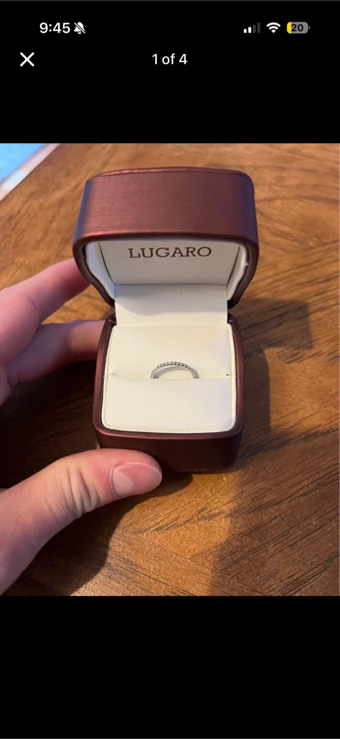 Lugaro 18K White Gold Diamond Ring - photo 3