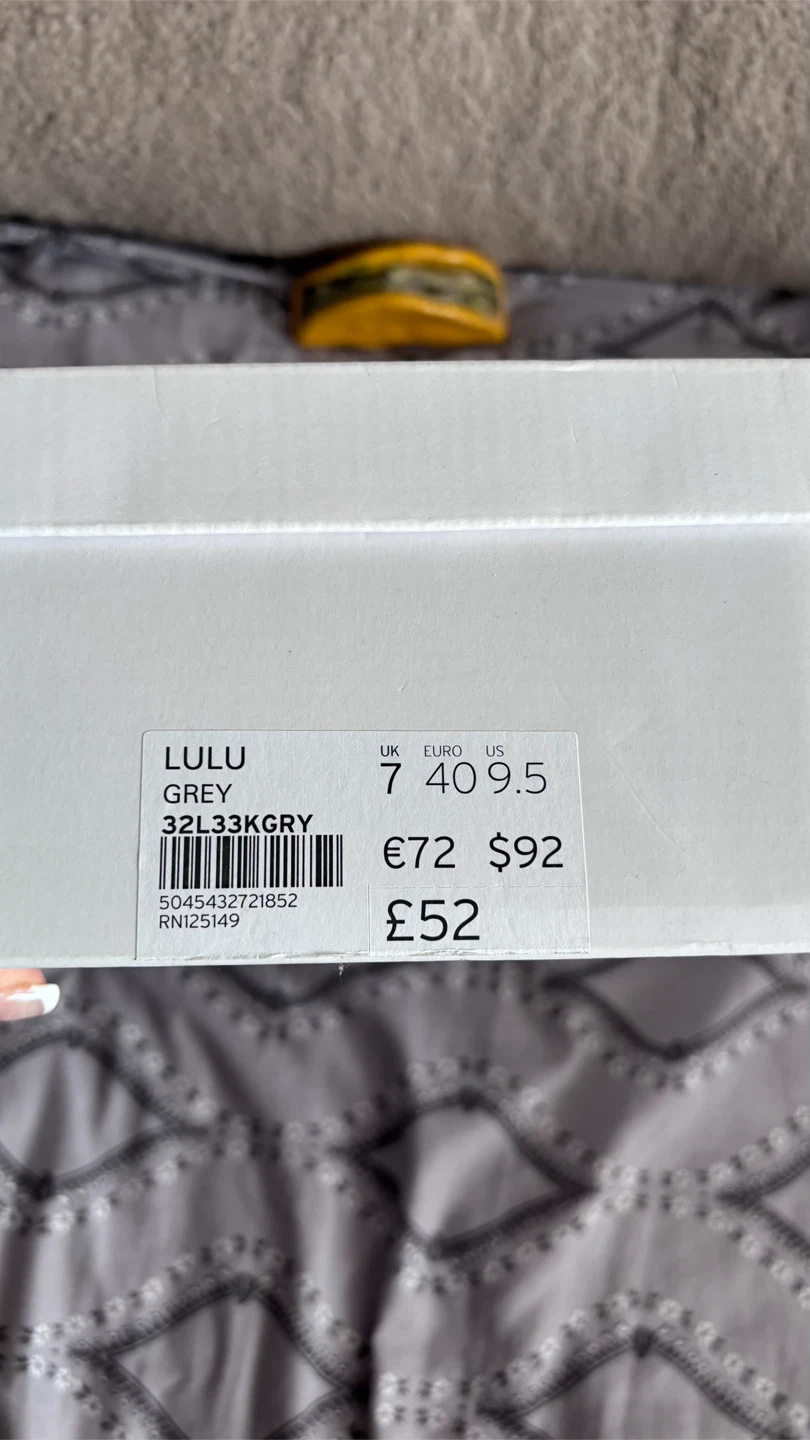 Topshop Lulu Grey Sandals - Size 9.5 - photo 4