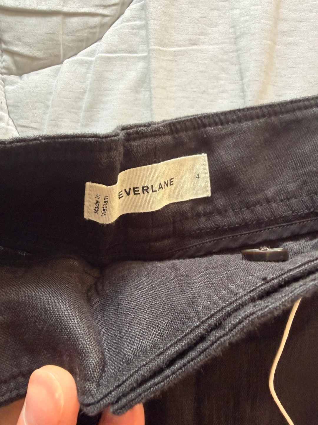 Everlane Wide-Leg Linen Pants - Size 4