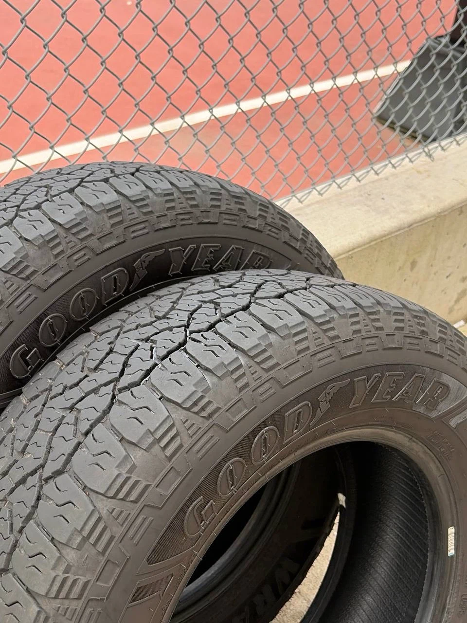 Pair of 2025 235/65R16 Goodyear Wrangler Workhorse winter tires - photo 2